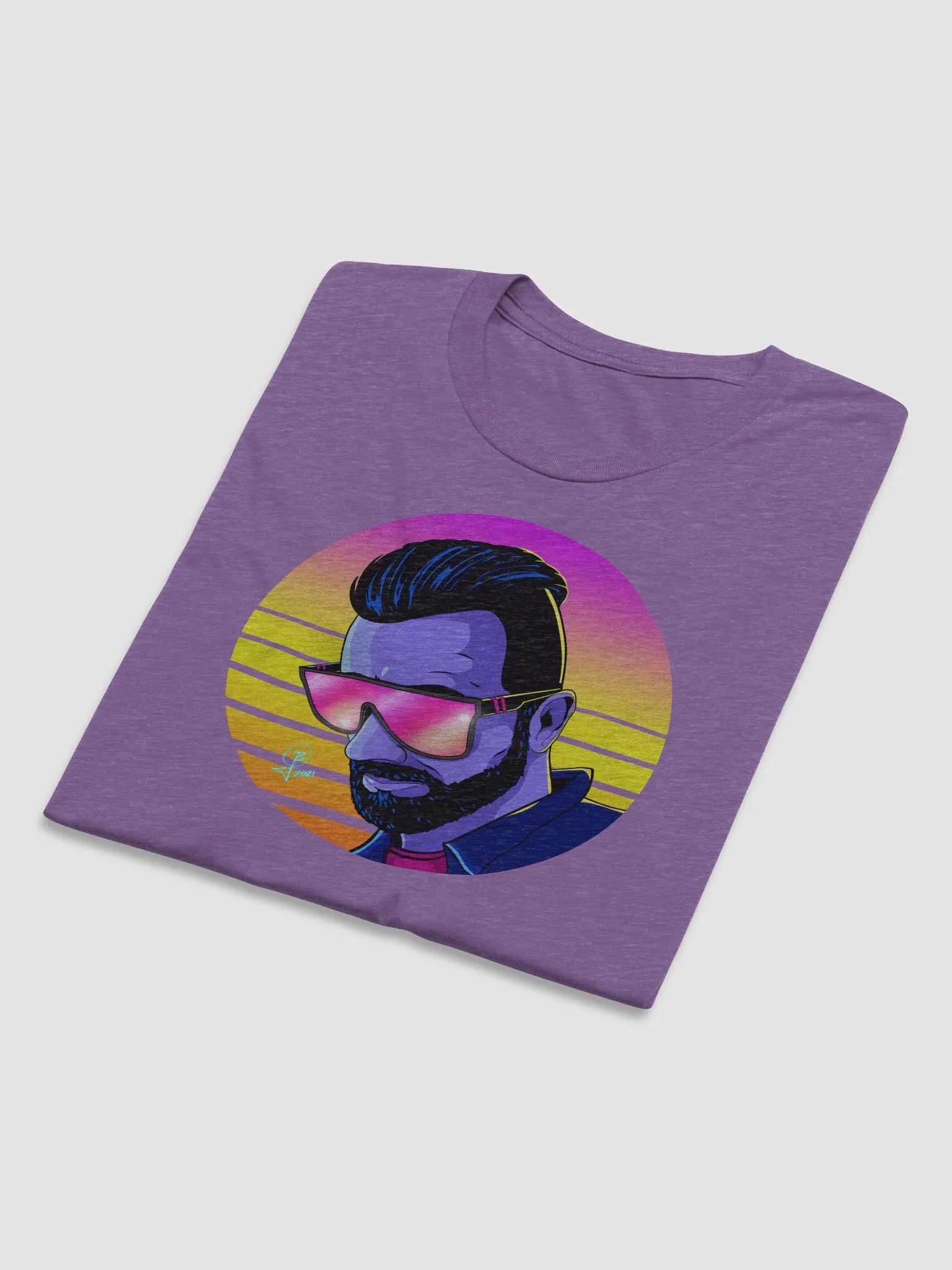 Retro Joe Synthwave Sunset Tee product image (5)