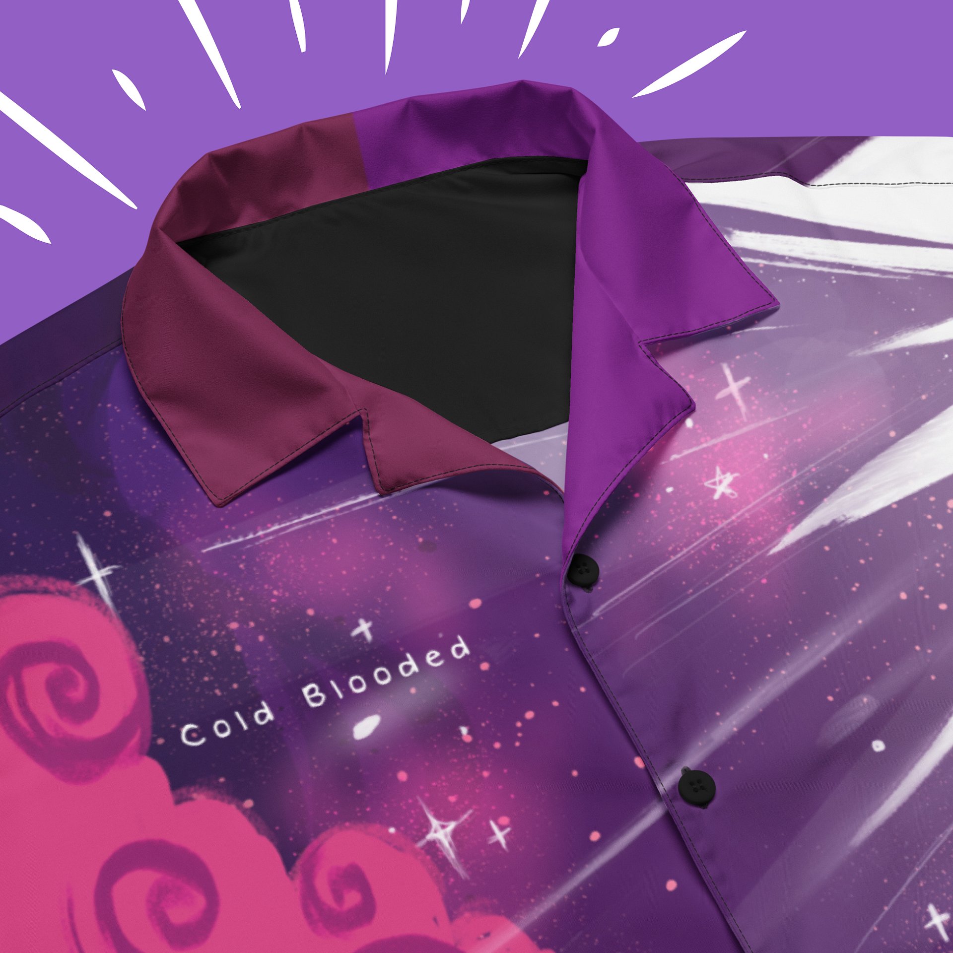 Almondsexual Subtle Pride Vampire Button Up Shirt product image (6)