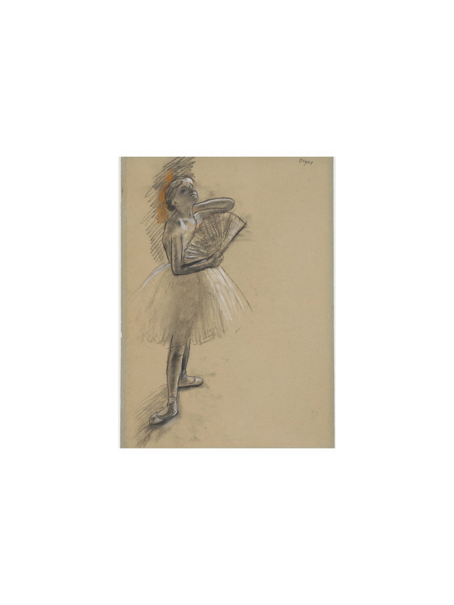 Degas, Dancer with a Fan — Fine-Art Poster product image (2)