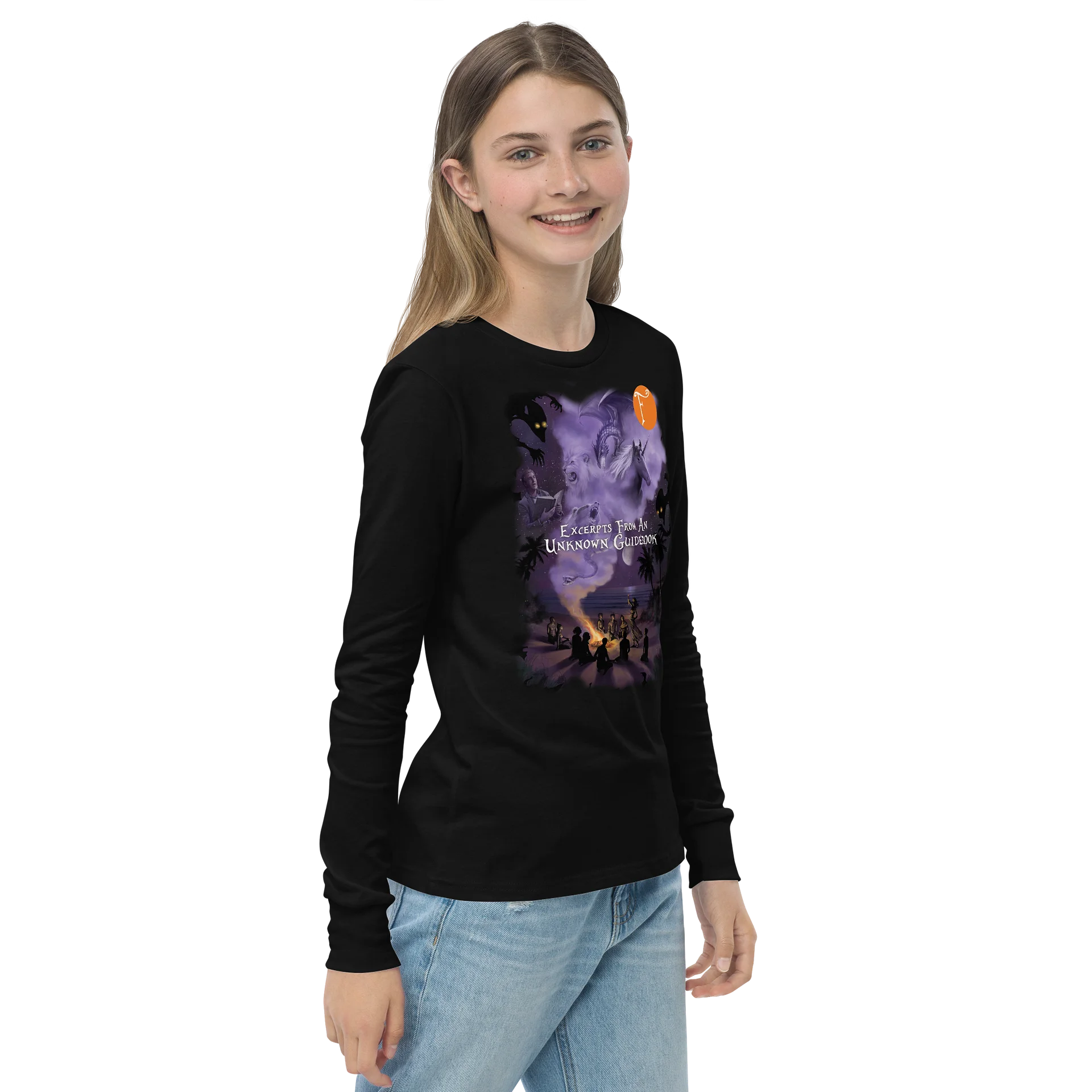 Excerpts from an Unknown Guidebook - Bella+Canvas Youth Long Sleeve T-Shirt product image (4)