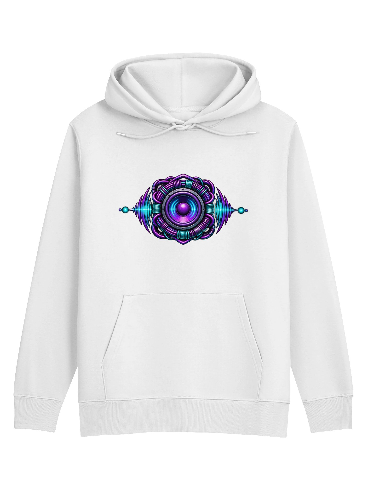 SUBWIRE Drip Logo Hoodie - White product image (1)