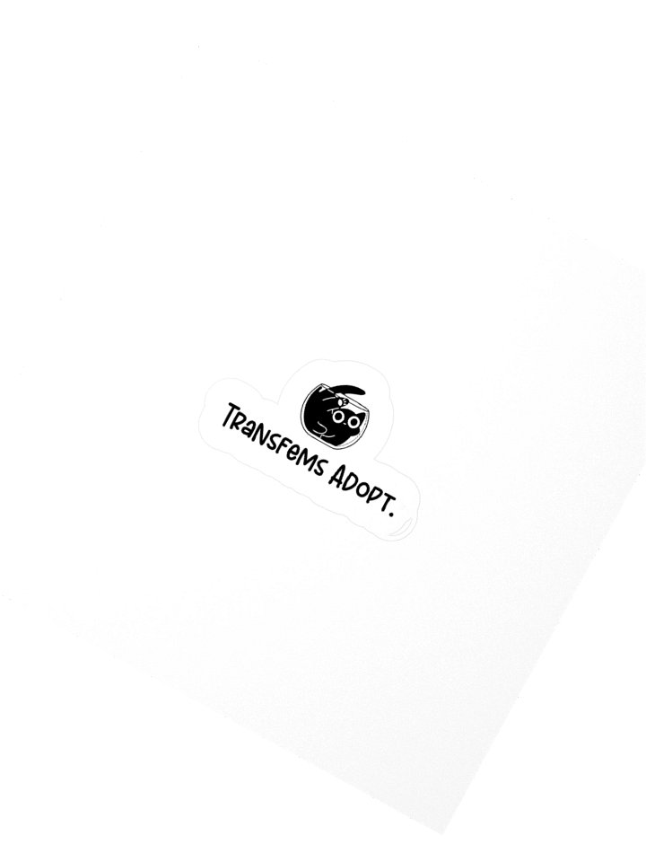 Transfems Adopt Kisscut Sticker product image (2)