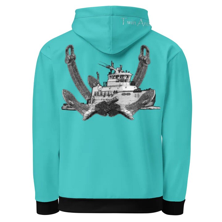 2 Anchor Titan Tug (Turquoise) – Performance Marine Wear | Twin Anchor Apparel North Current Line product image (1)