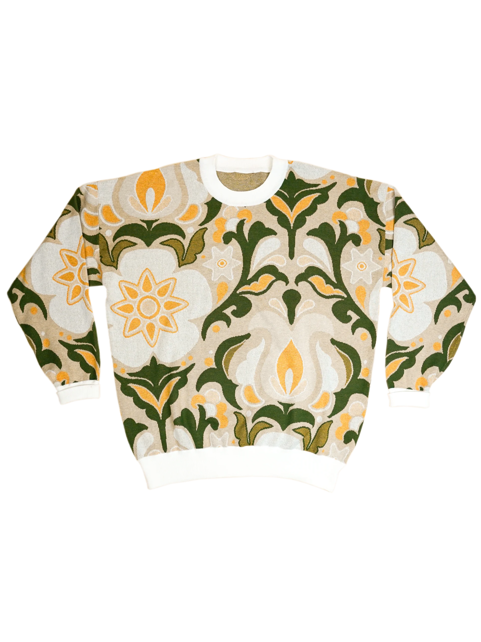 Botanical Wallpaper Sweater - Cream product image (4)