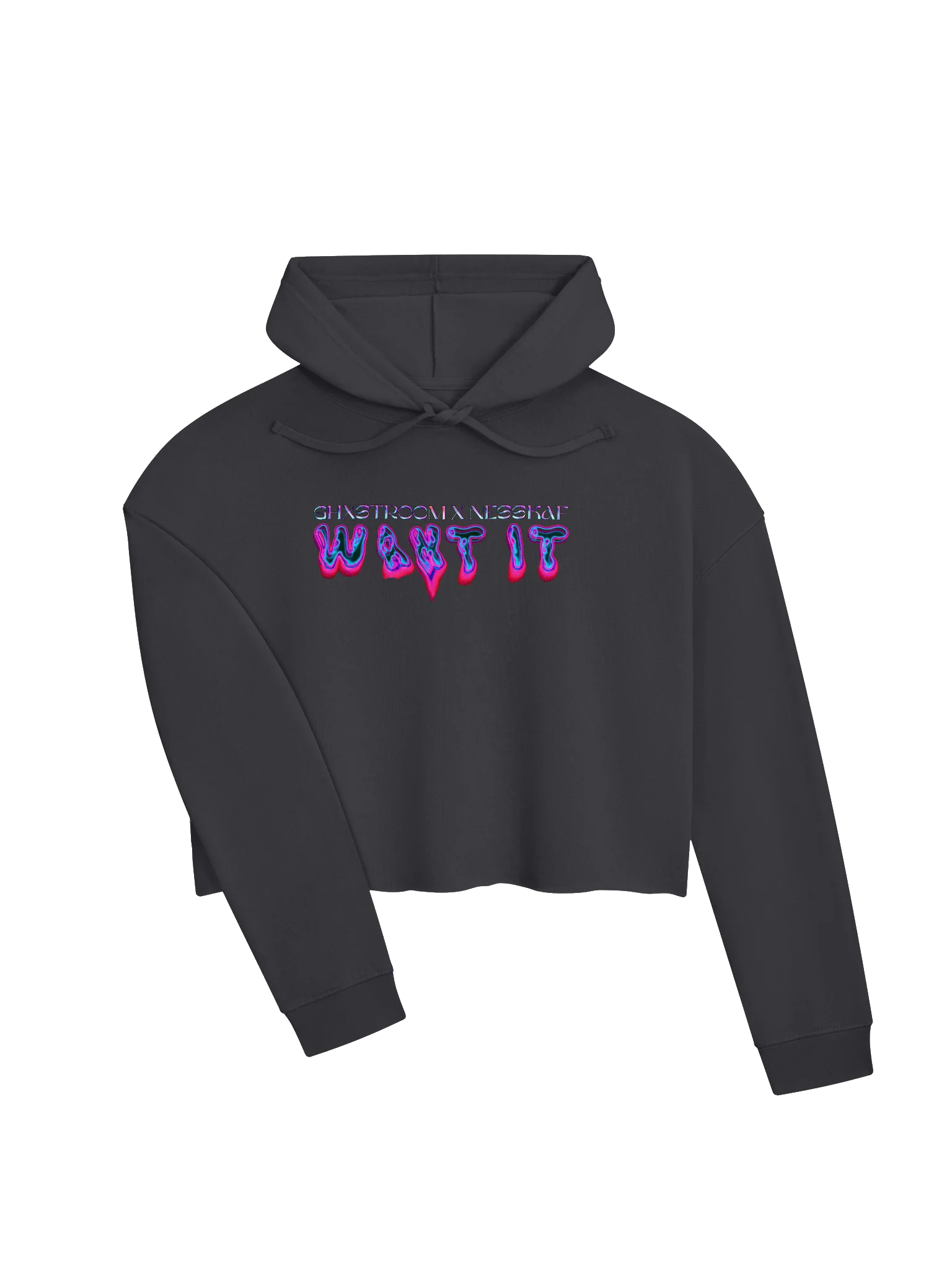 “WANT IT” Women's Cropped Hoodie product image (76)