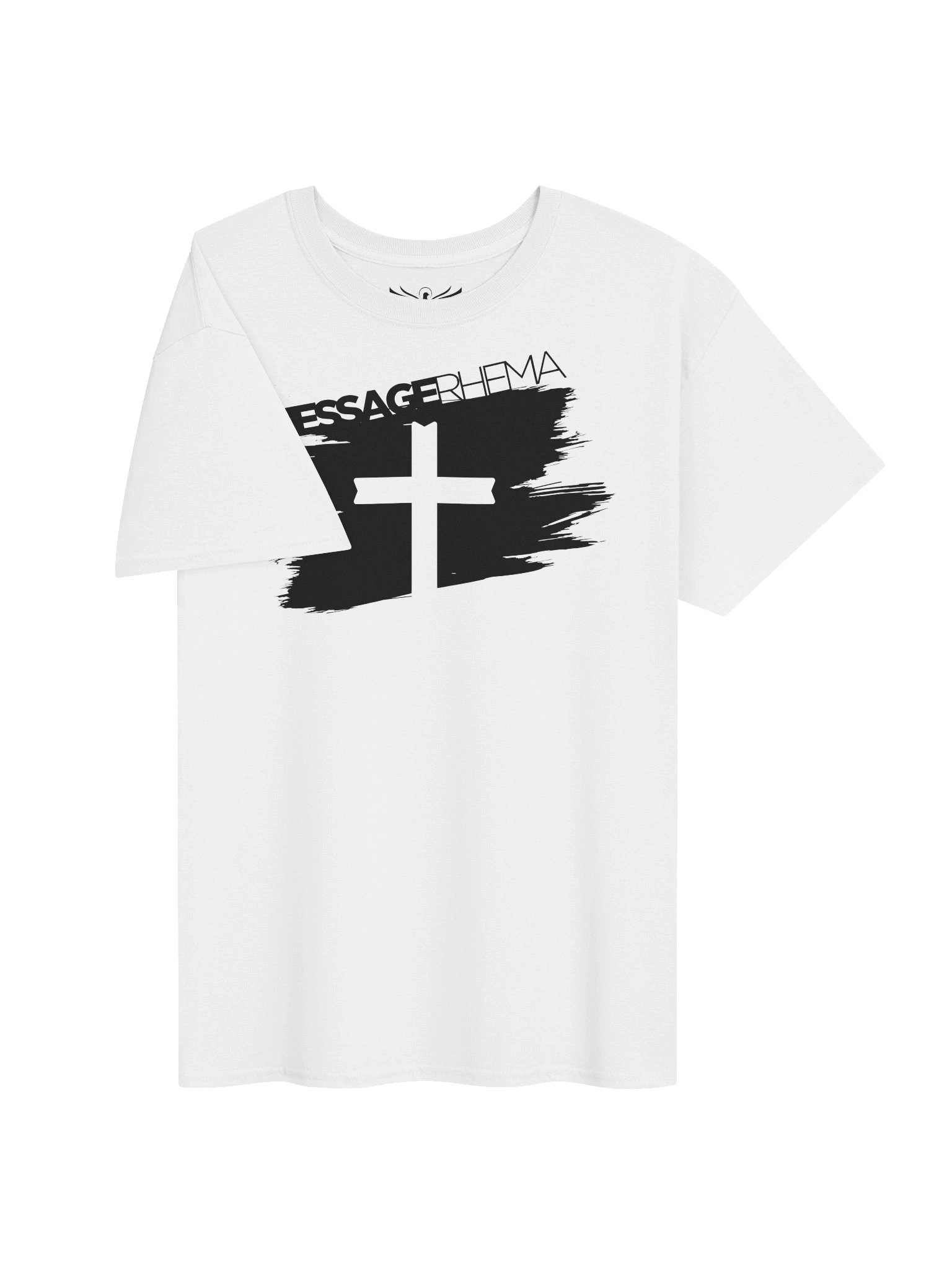 Message Rhema - Cross n' Paint graphic T-shirt WHT product image (3)