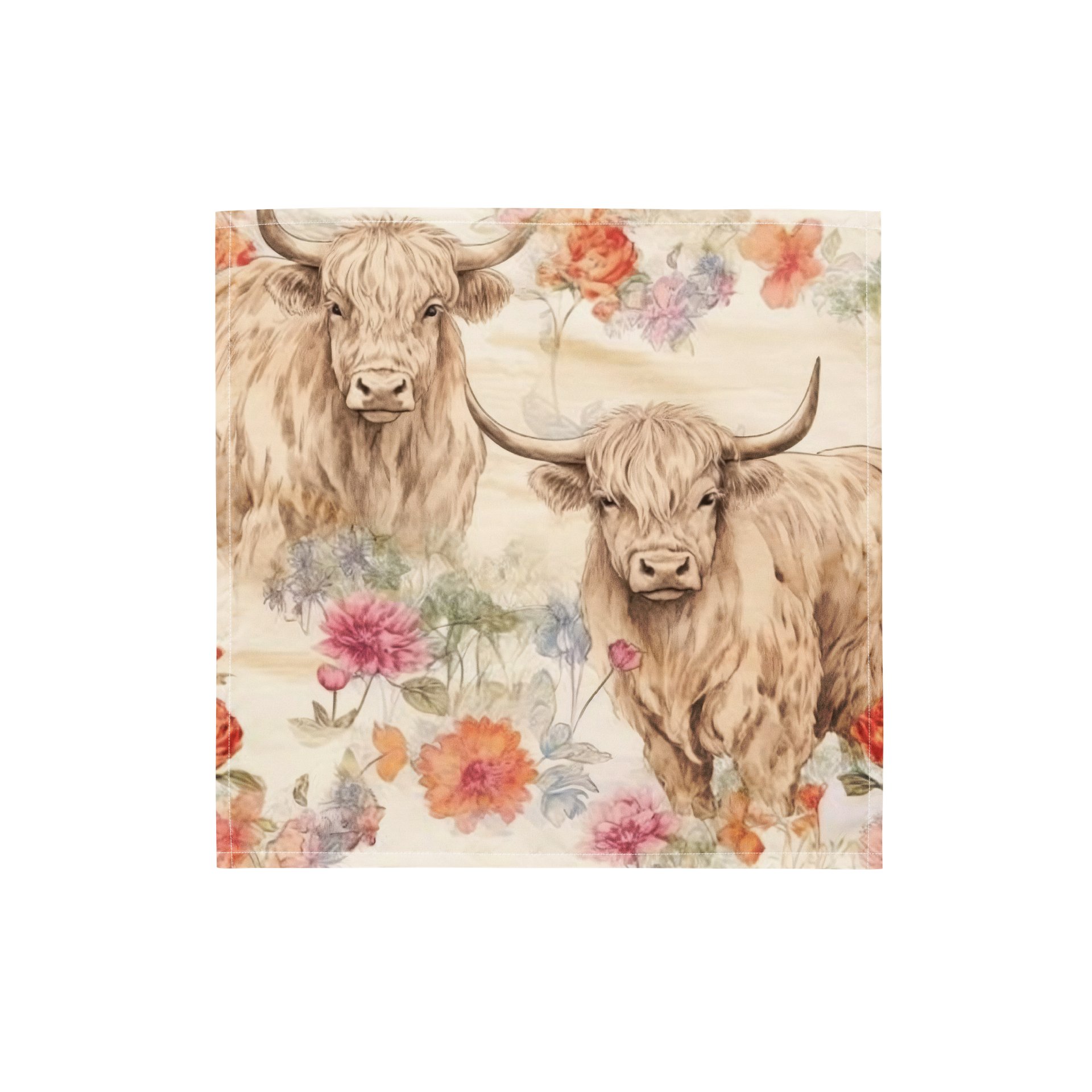 Highland Cows Bandana product image (1)