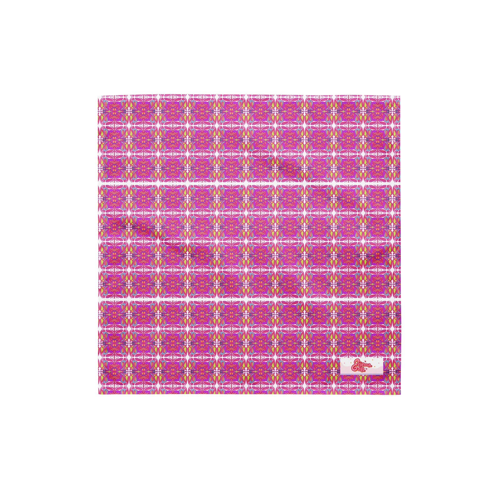 Mellow Magenta Bandana (White) product image (2)