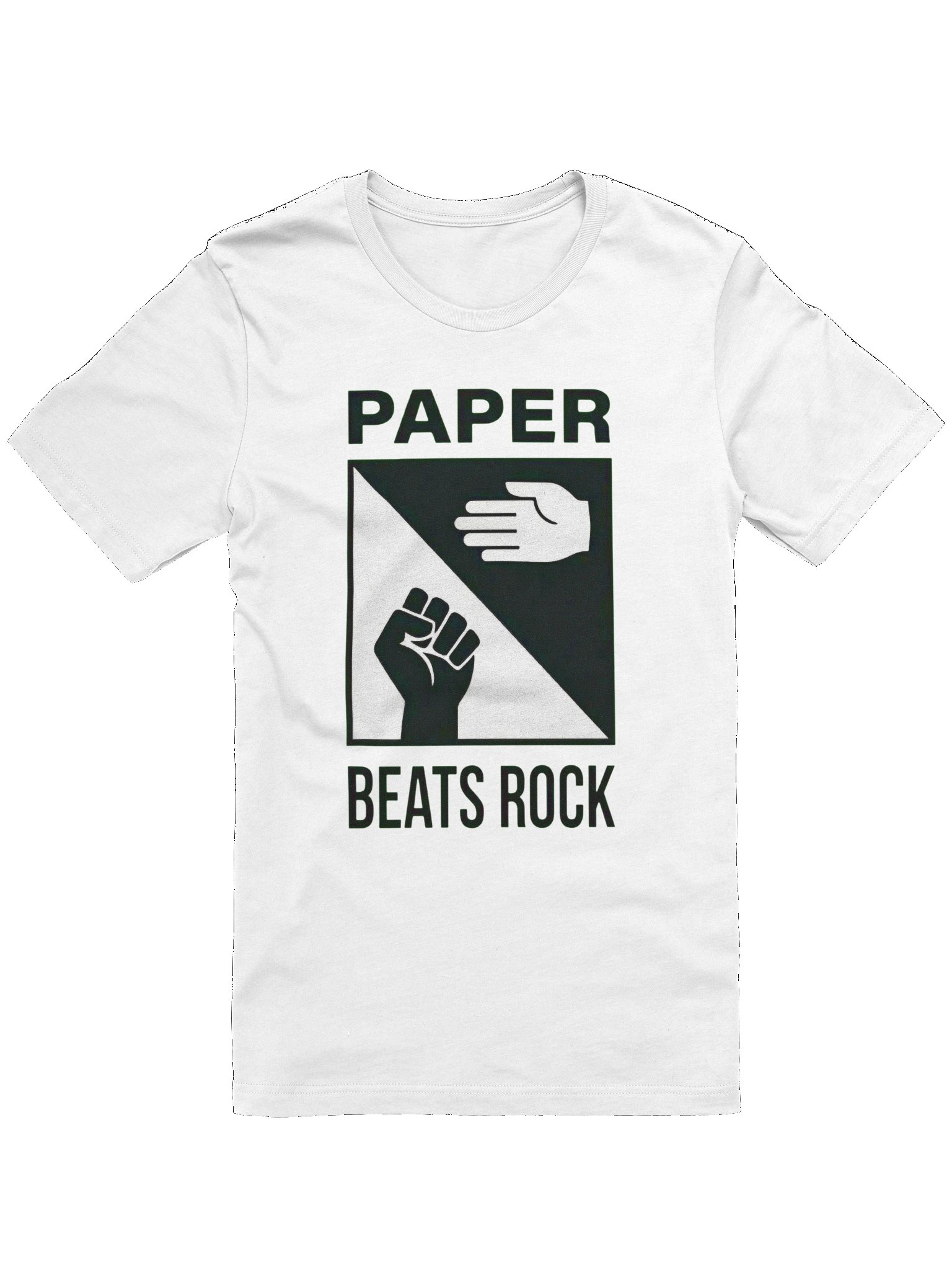 PAPER BEATS ROCK tshirt product image (61)
