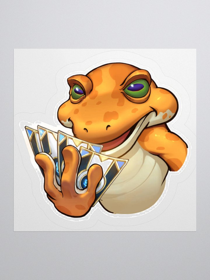 Sly Frog Playing Cards Kiss Cut Stickers product image (1)