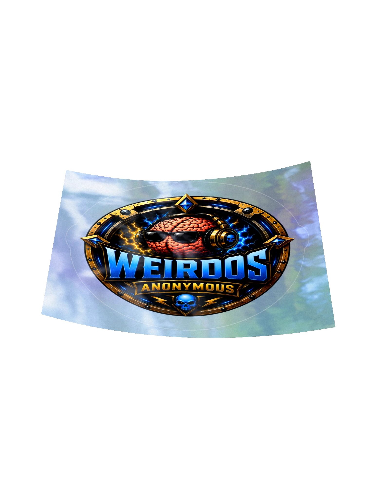 Beard__Oh Weirdos Anonymous Holographic Sticker Sheet product image (6)