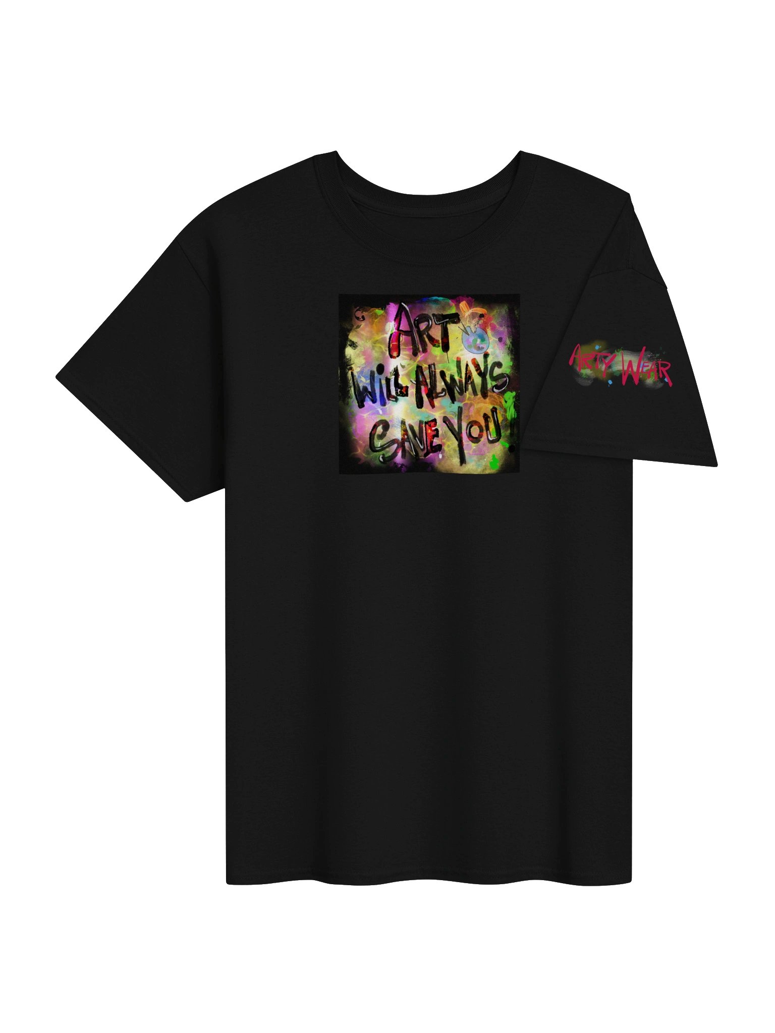 ArtyWear Tee of the Month - Nov '25 'Save You in Black' product image (3)
