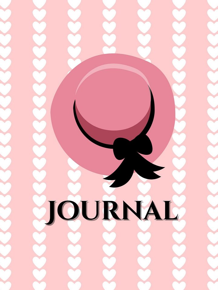 Pink and Black Feminine Journal product image (1)