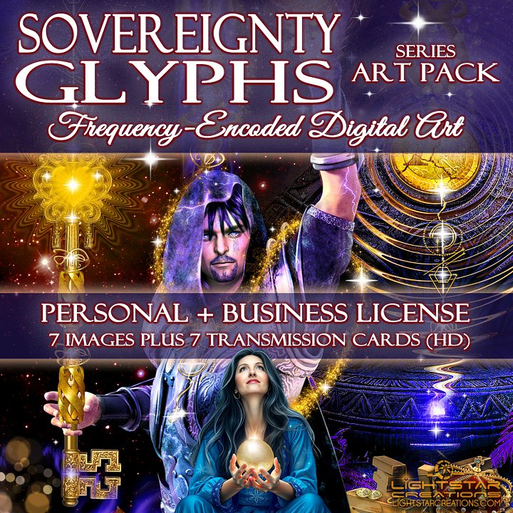 Sovereignty Glyphs Series Pack—Brand Frequency Activation Bundle (Personal + Business License) product image (1)