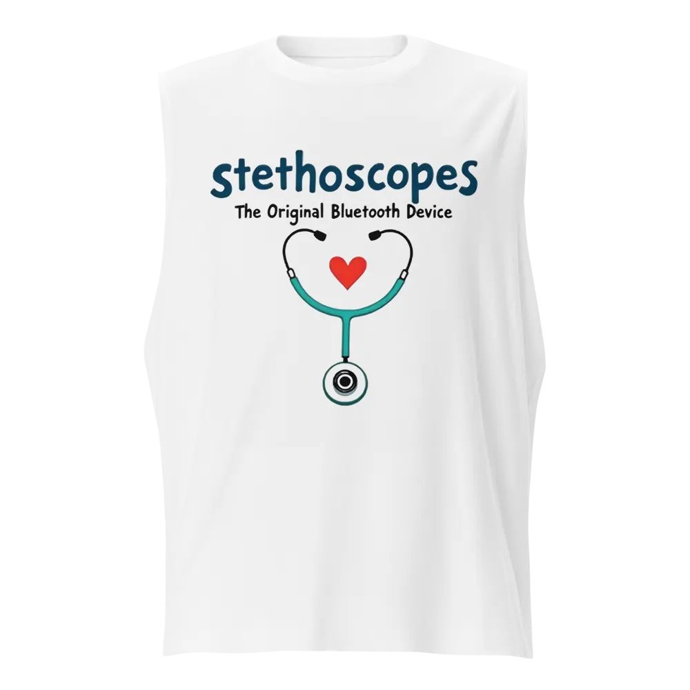 Heartbeat Stethoscope Muscle Tank product image (1)