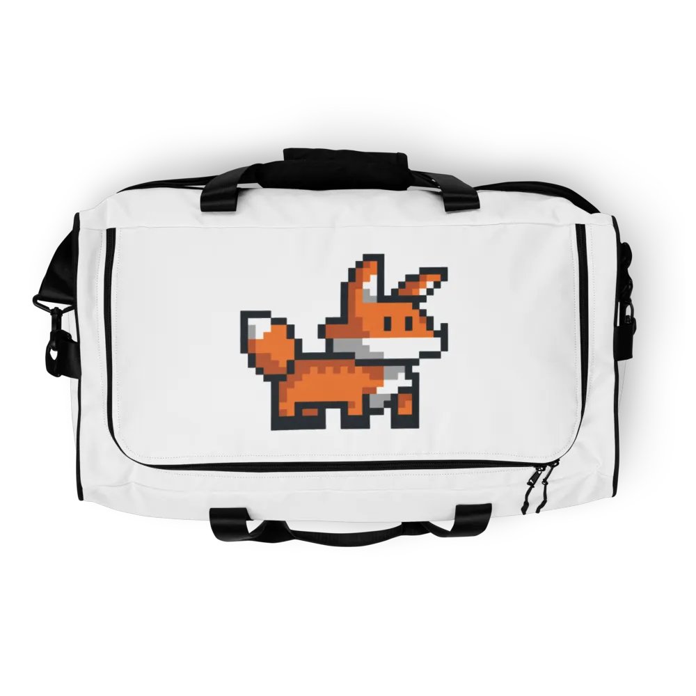 Pixel Fox All-Over Duffle Bag product image (5)