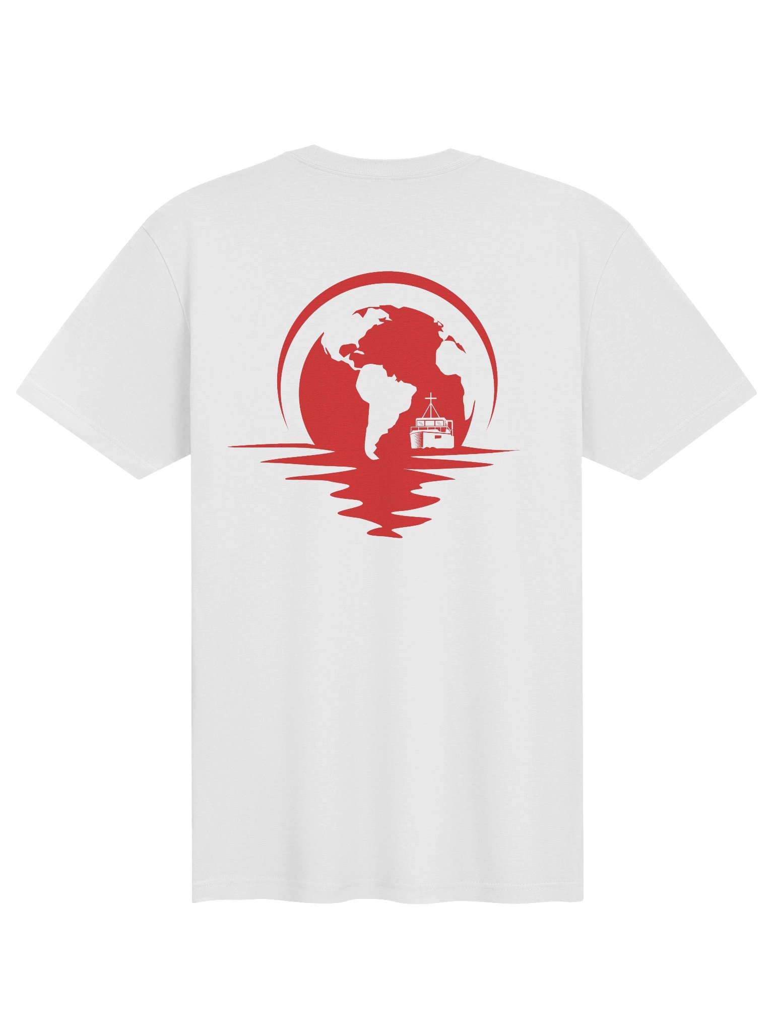The 71 Percent Tee White/Red product image (2)