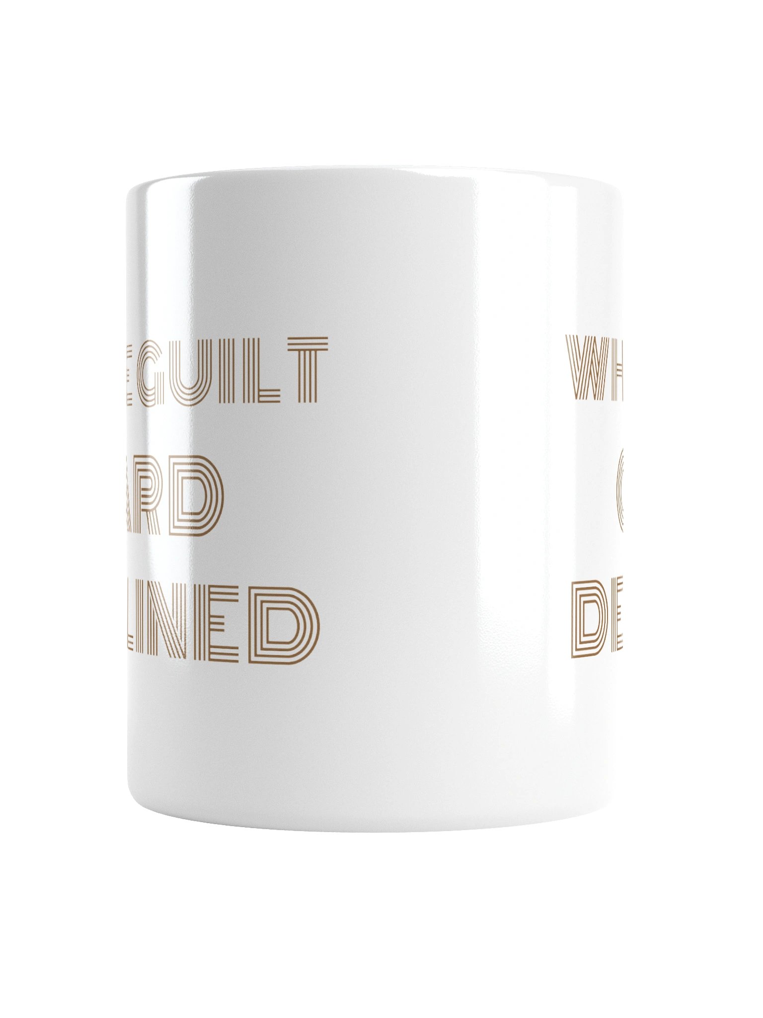 White Guilt Card Declined Mug product image (6)