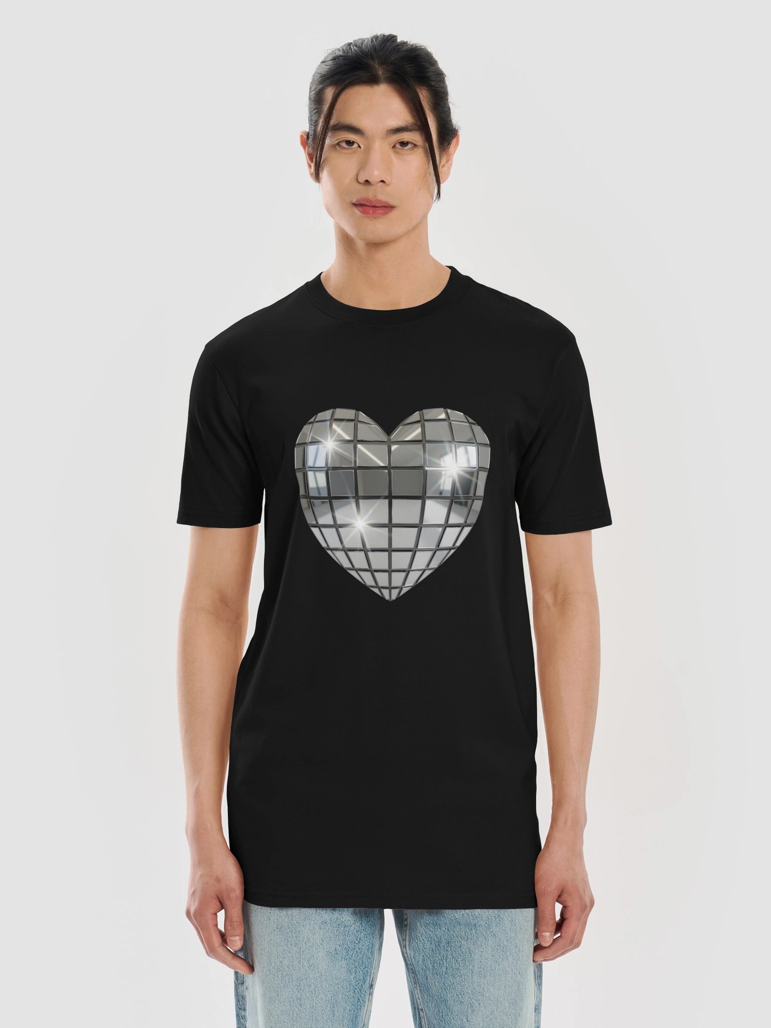Mirrored Heart Heavyweight Tee product image (5)