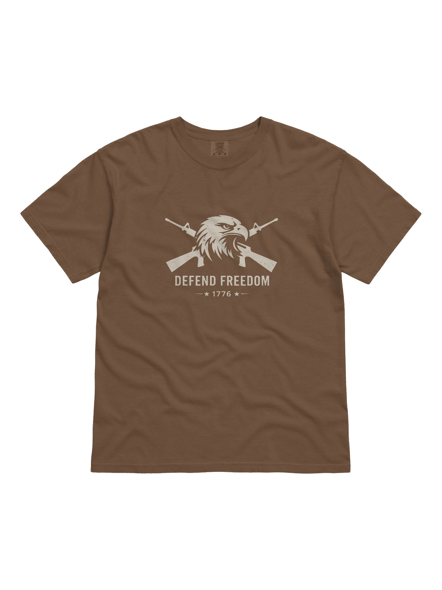 Defend Freedom - Eagle & Rifles Patriotic T-Shirt product image (41)