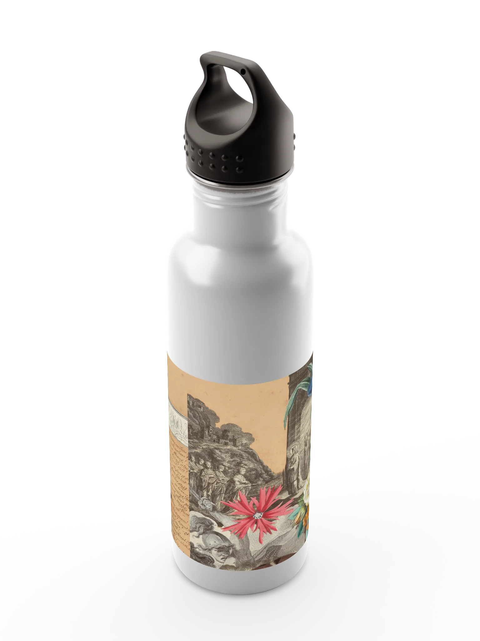 Vintage Floral Collage Water Bottle product image (8)