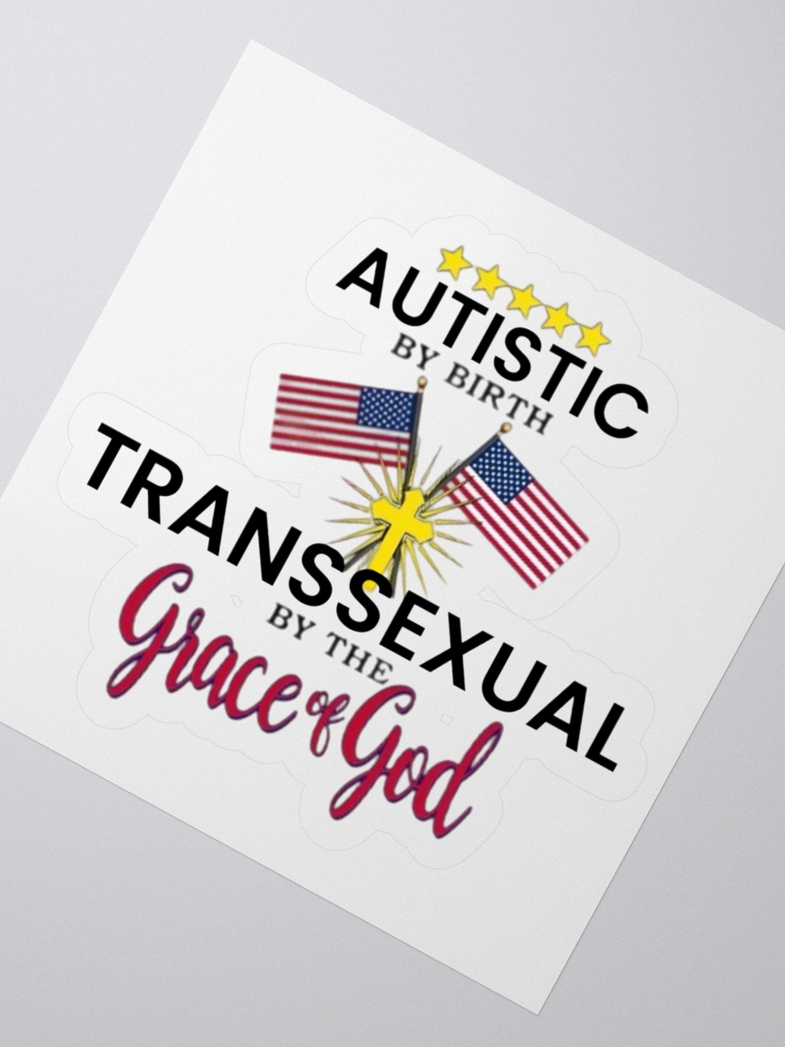 Autistic By Birth... Sticker product image (4)