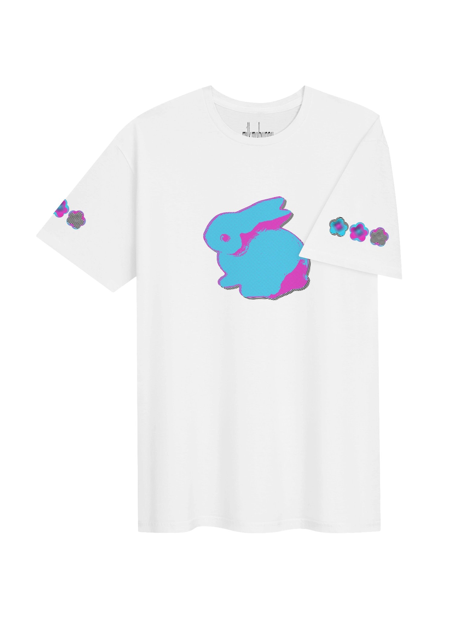 bunny trippy flower tee product image (4)