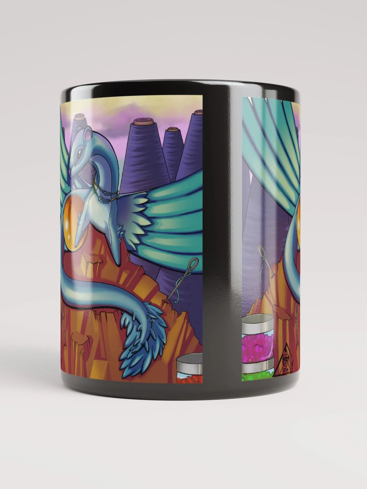 Sarenadia Ferret Dragon on Coffe Mug product image (5)