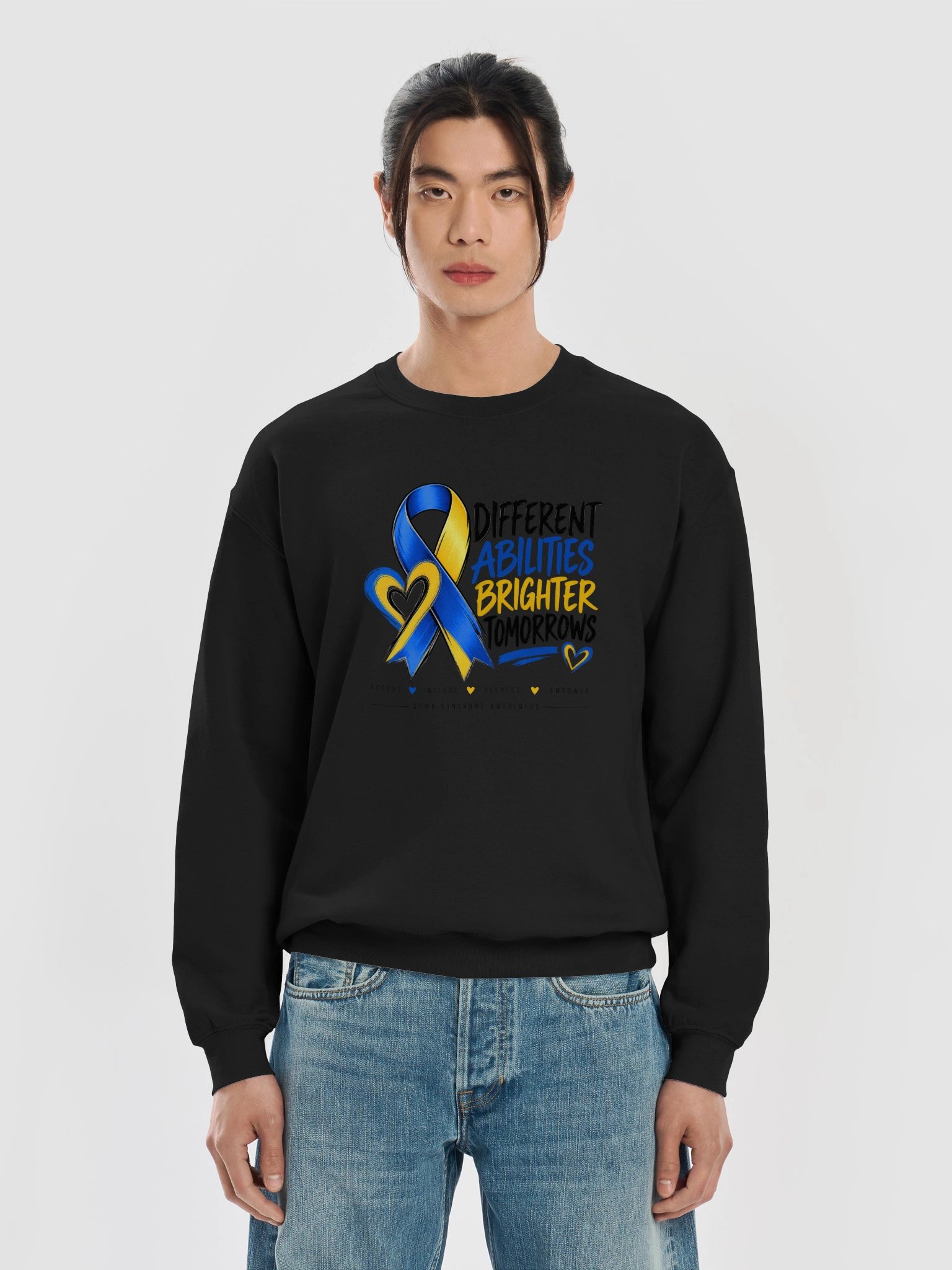 Blacktop Brand "Down Syndrome Awerness" Crewneck product image (17)