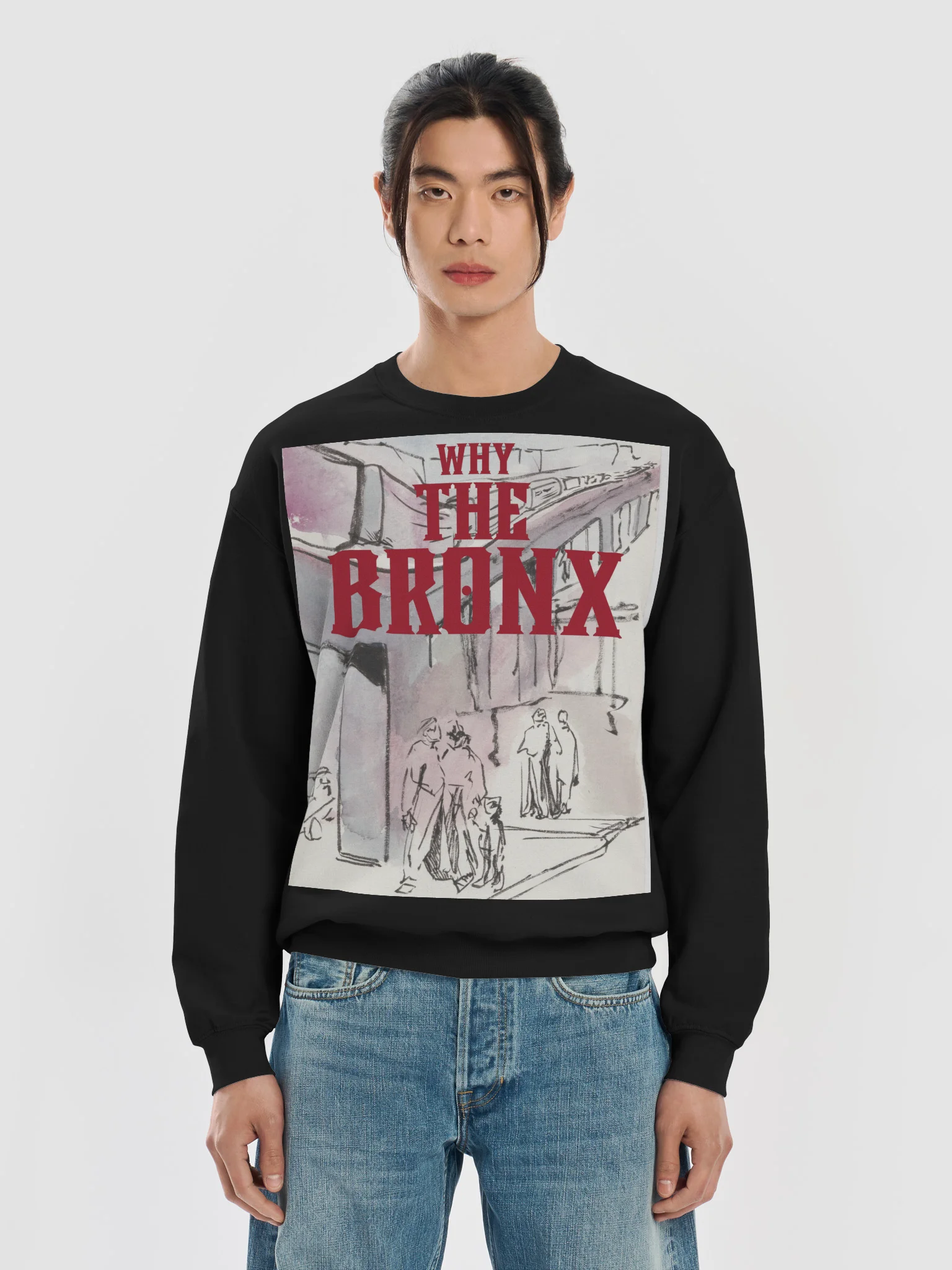 What Haunts Us - Why The Bronx Crewneck (Unisex) product image (1)
