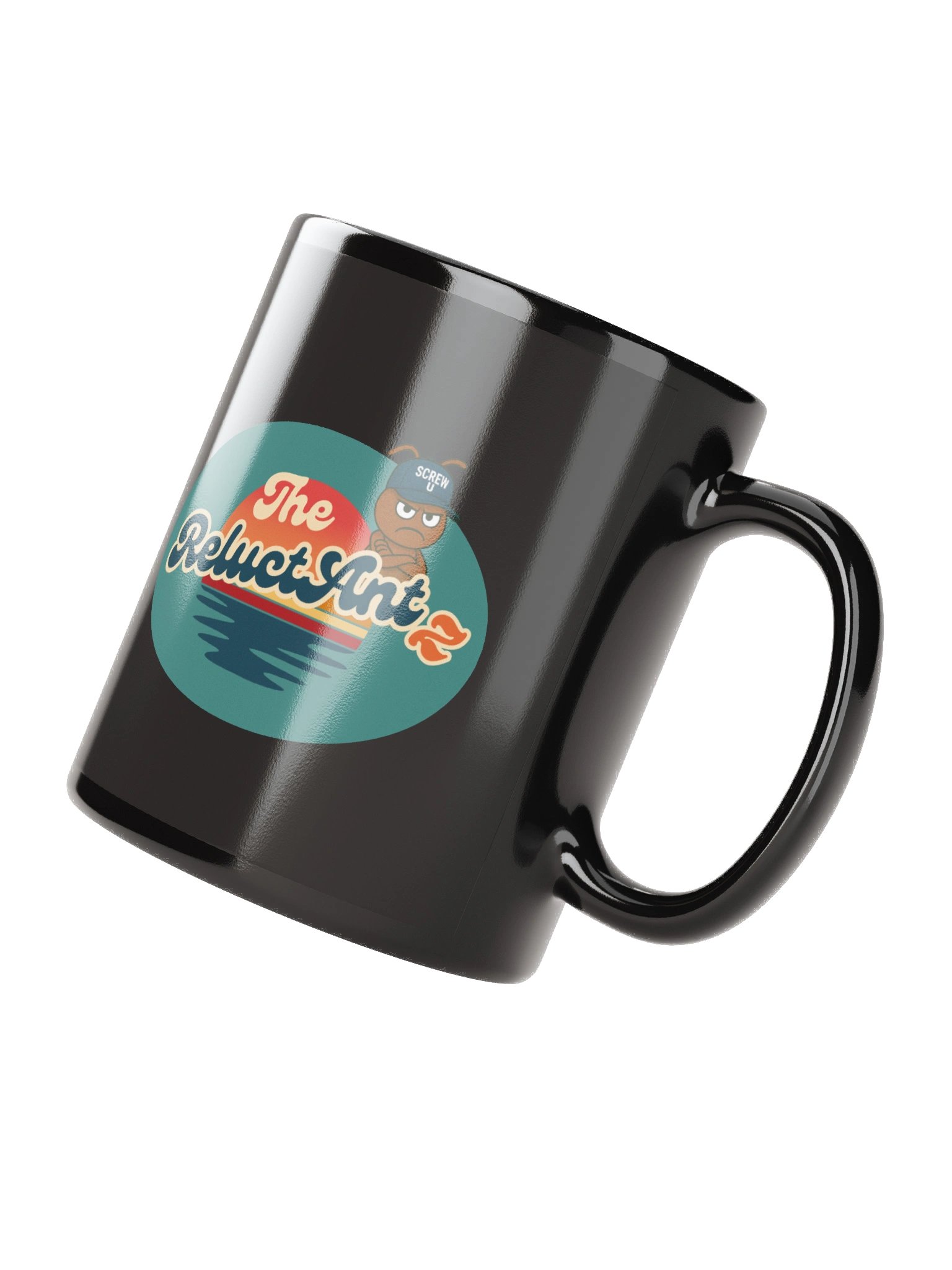 Screw U Coffee Mug by The ReluctAntz – Black product image (2)