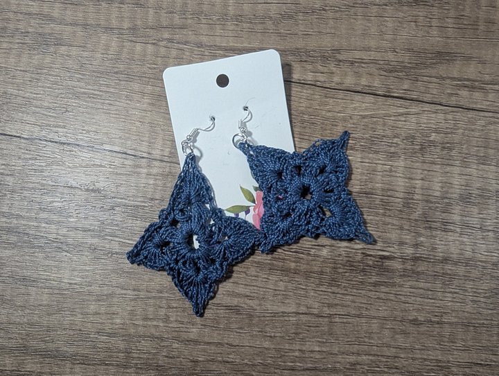 Square Lace Earrings product image (1)