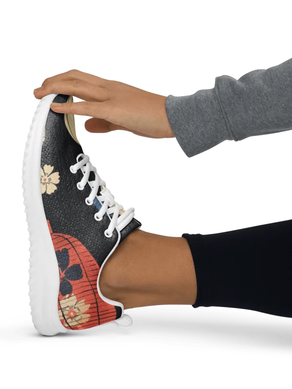 Japanese Lantern Women's Athletic Shoes | Traditional Festival Art Sneaker product image (4)