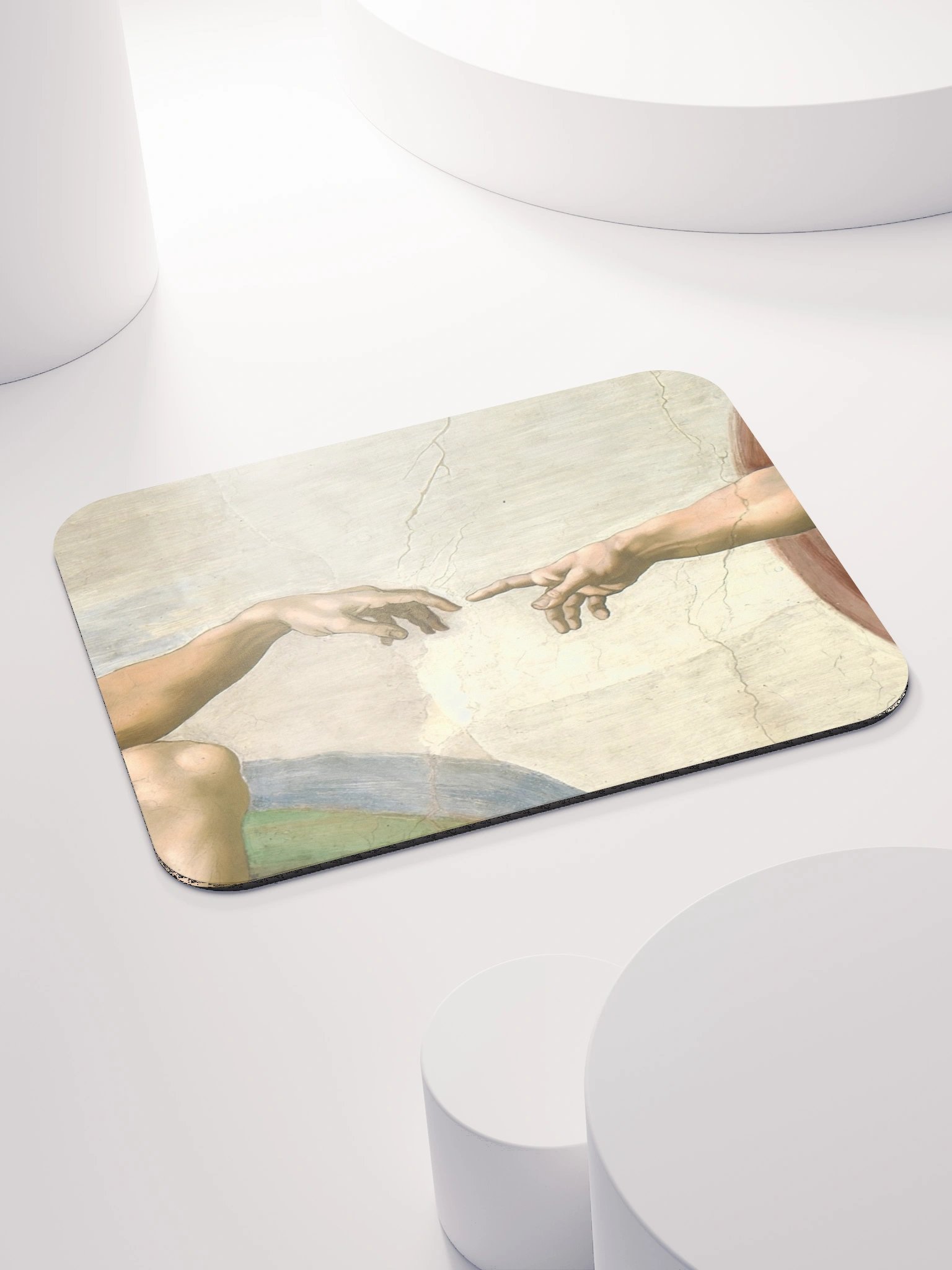 Michelangelo – The Creation of Adam (Hands Detail) – Mouse Pad product image (4)
