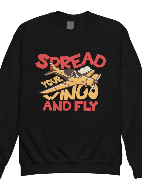 Vintage Airplane Adventure Youth Sweatshirt product image (2)