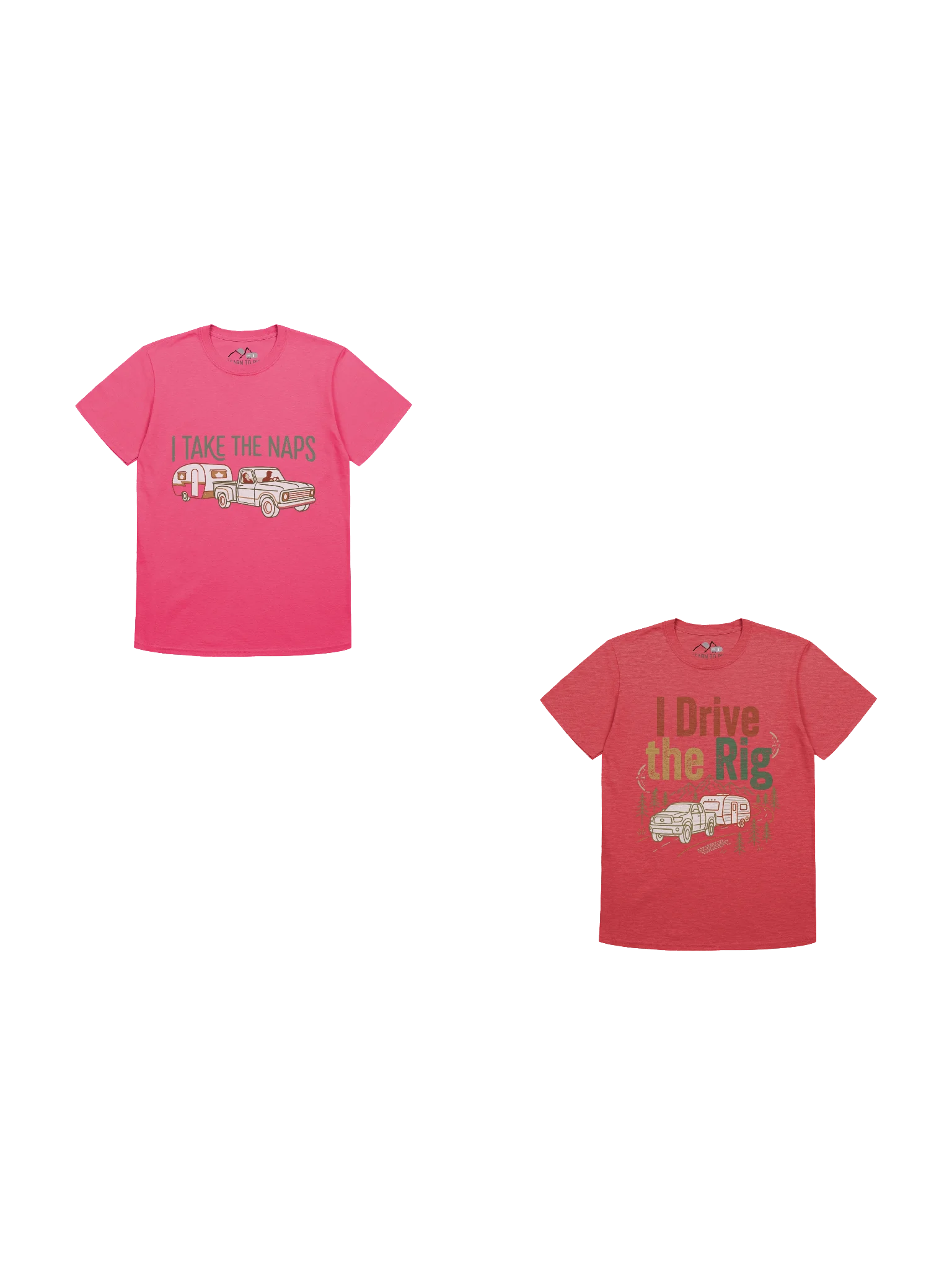 His/Hers Custom RV Travel Day Custom Tee Bundle product image (1)
