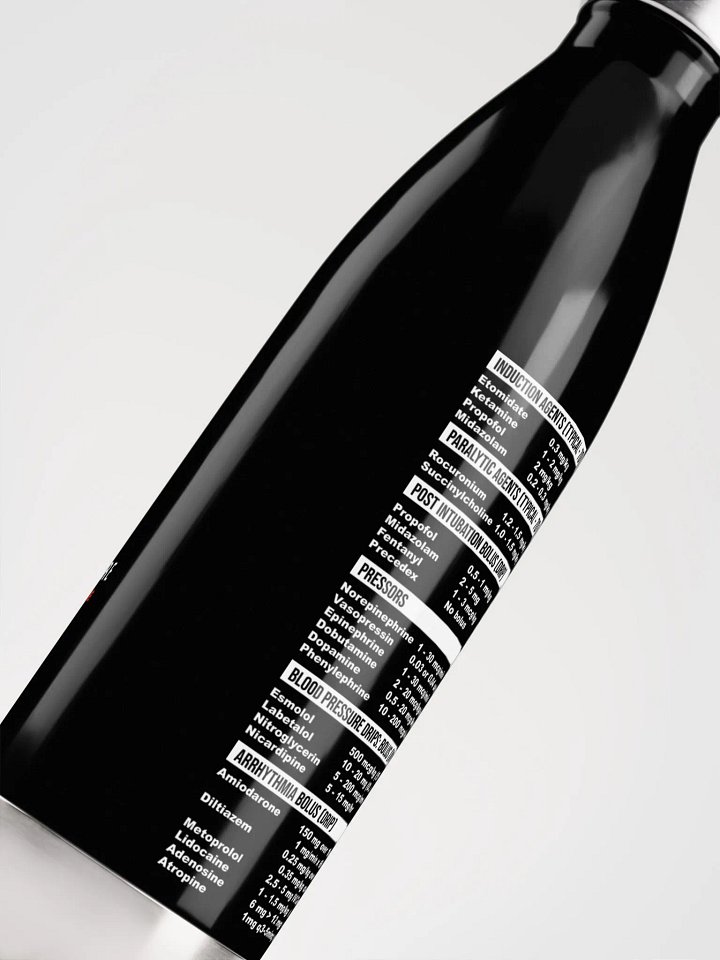 JMEM Resus Water Bottle (black) product image (2)