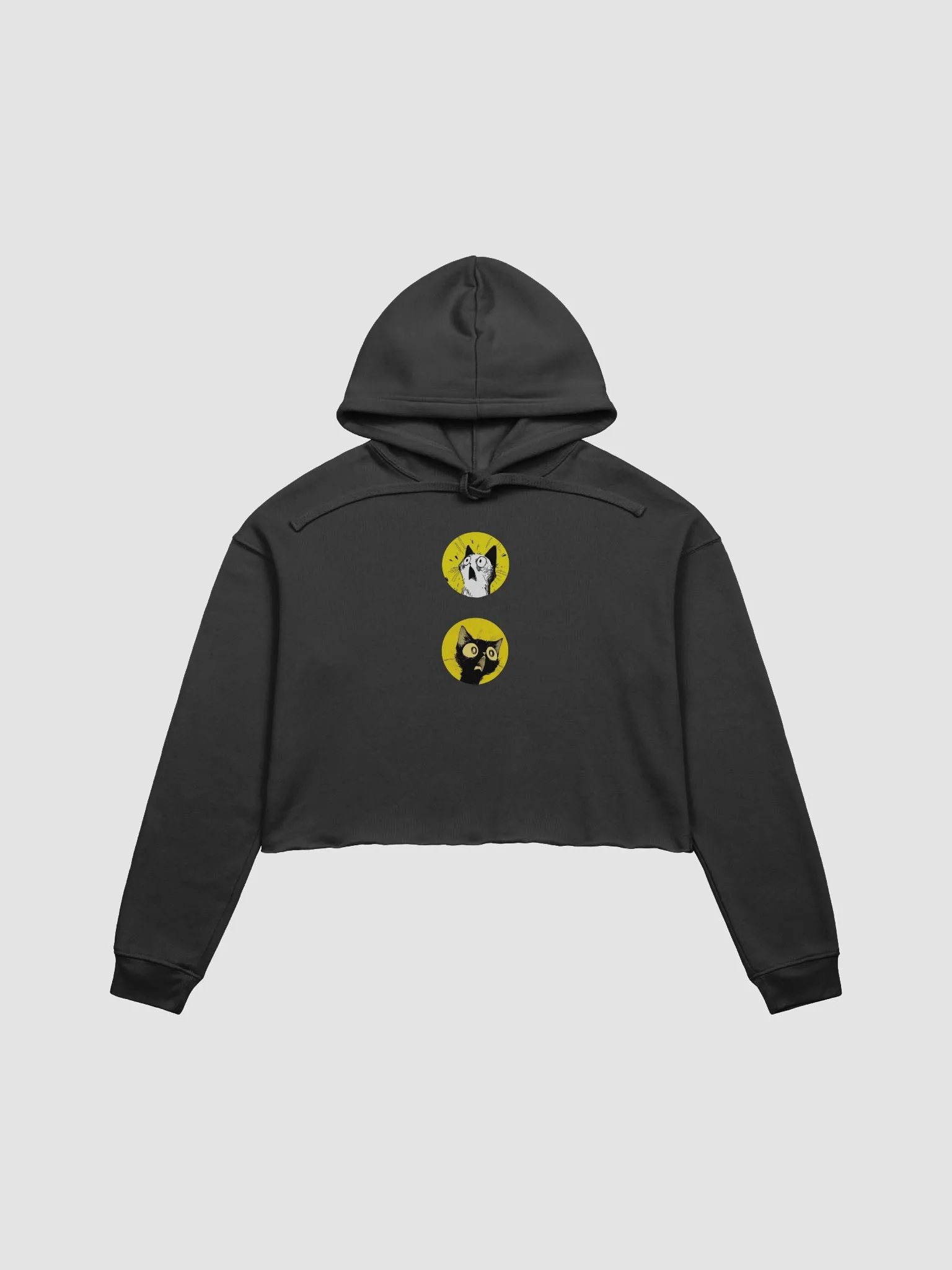 Surprised Cats Cropped Hoodie product image (2)