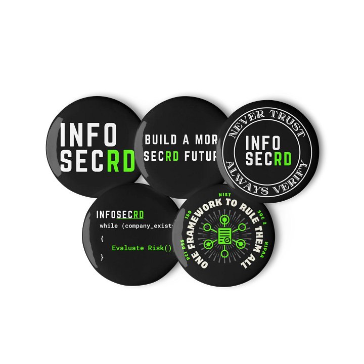 The InfoSecRD Pin Set product image (2)