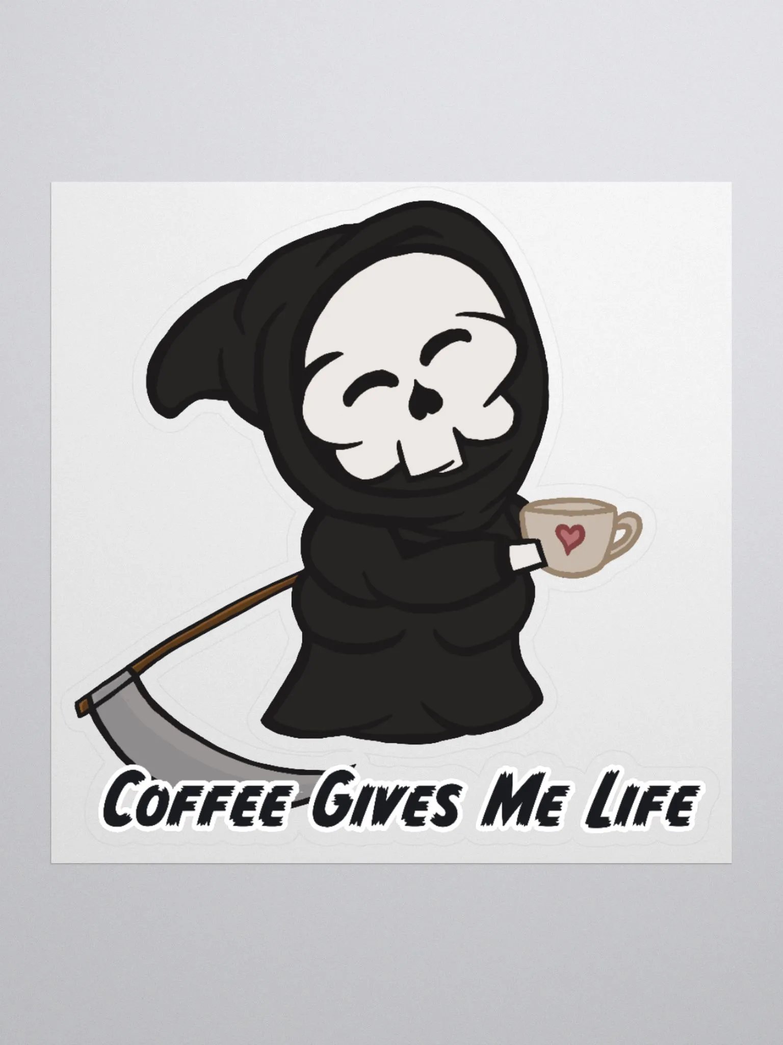 Coffee Gives Me Life Sticker! product image (1)