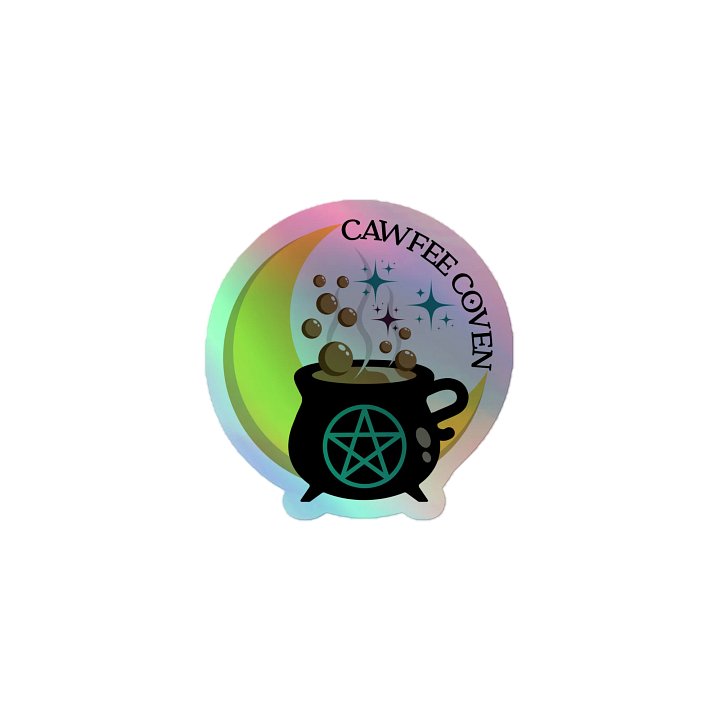 Holographic Cawfee Coven Sticker product image (1)