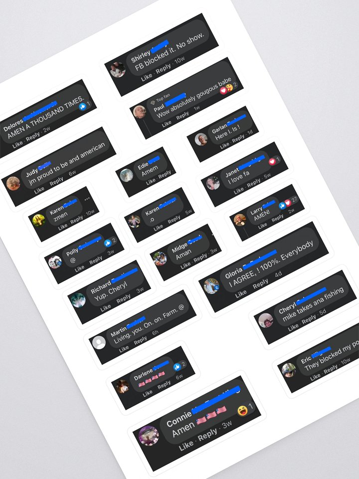 Comment Stickers #1 product image (1)