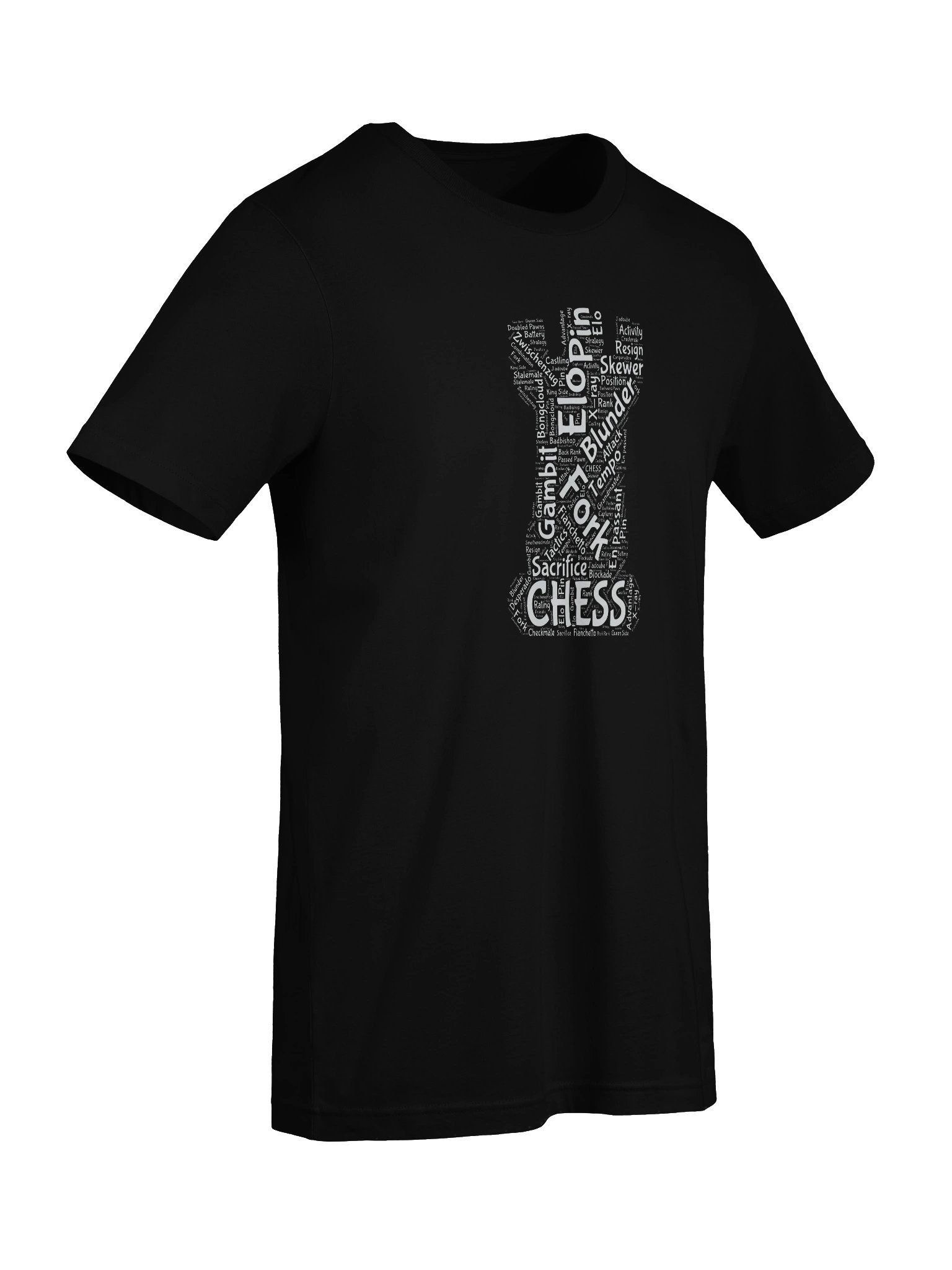 Rook Word Cloud Chess T-shirt product image (5)