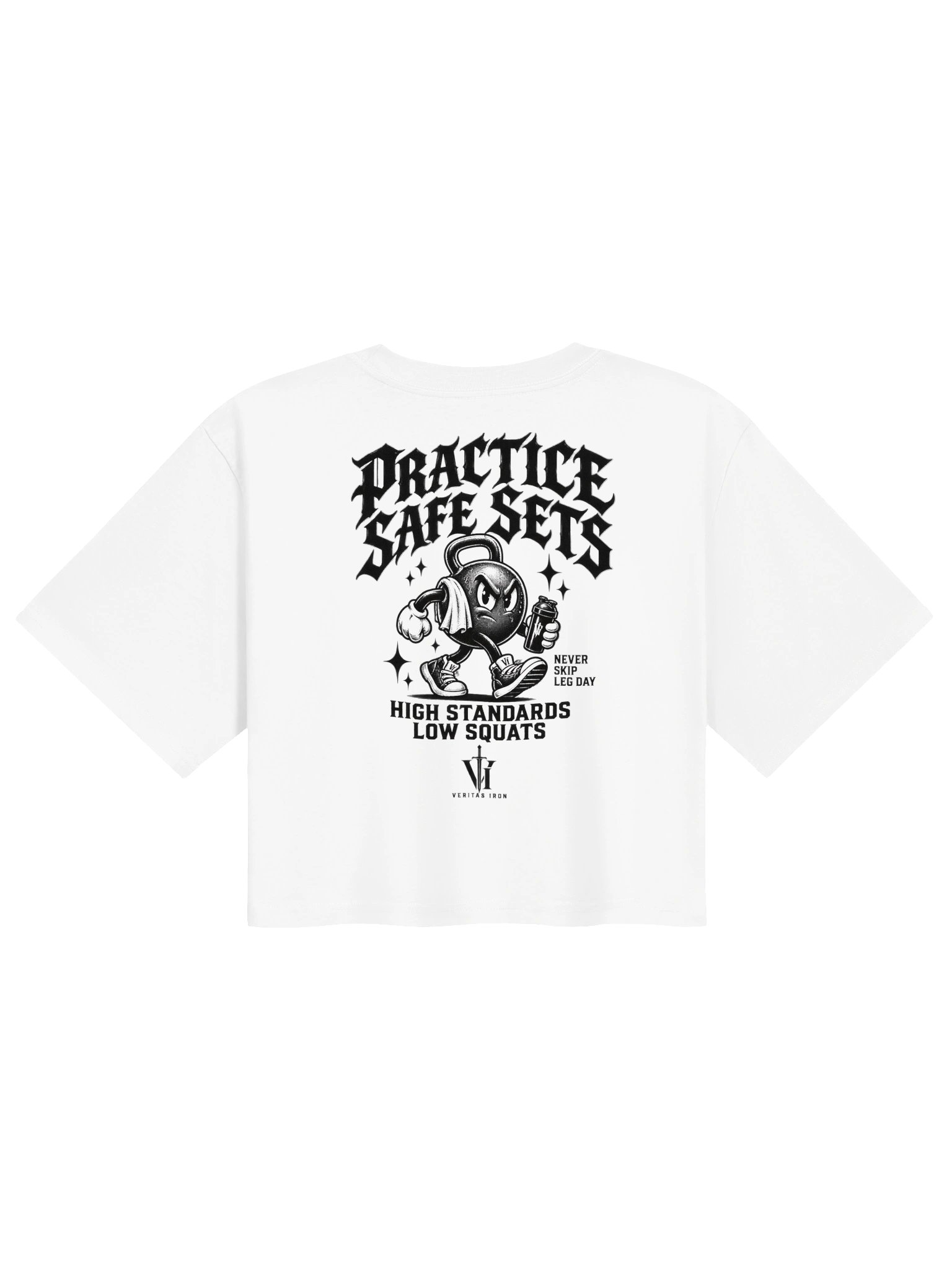 Practice Safe Sets Crop Tee product image (4)