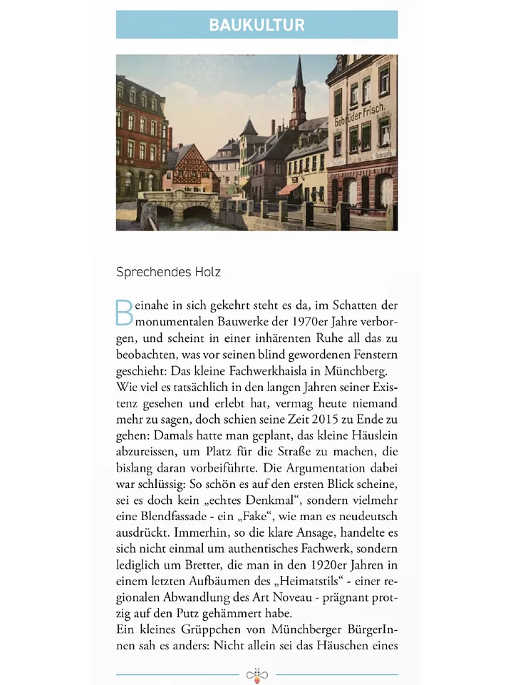 Sprechendes Holz. Das Fachwerkhaus in Münchberg product image (1)