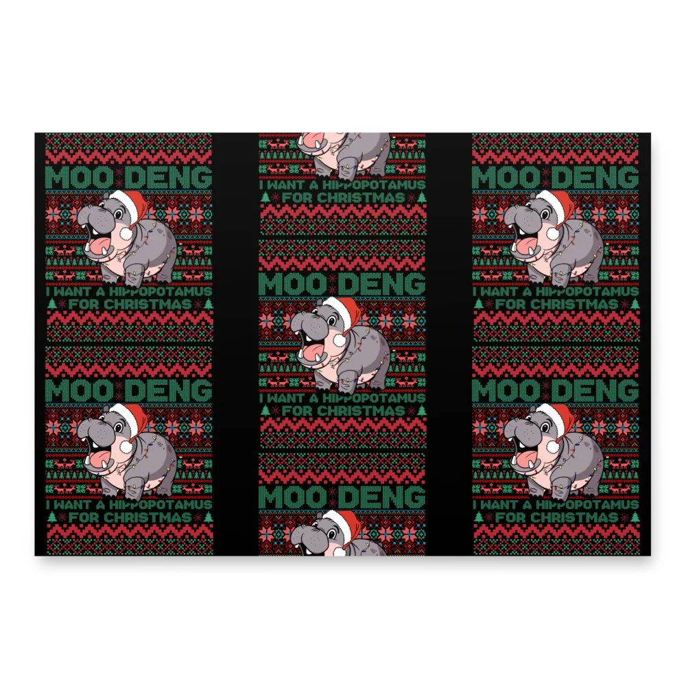 Hippo Wrapping Paper product image (3)
