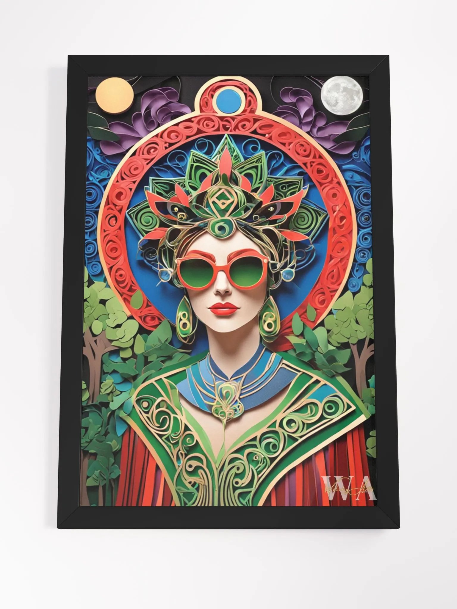 Winter Wiccan 16 - Framed Matte Poster product image (15)