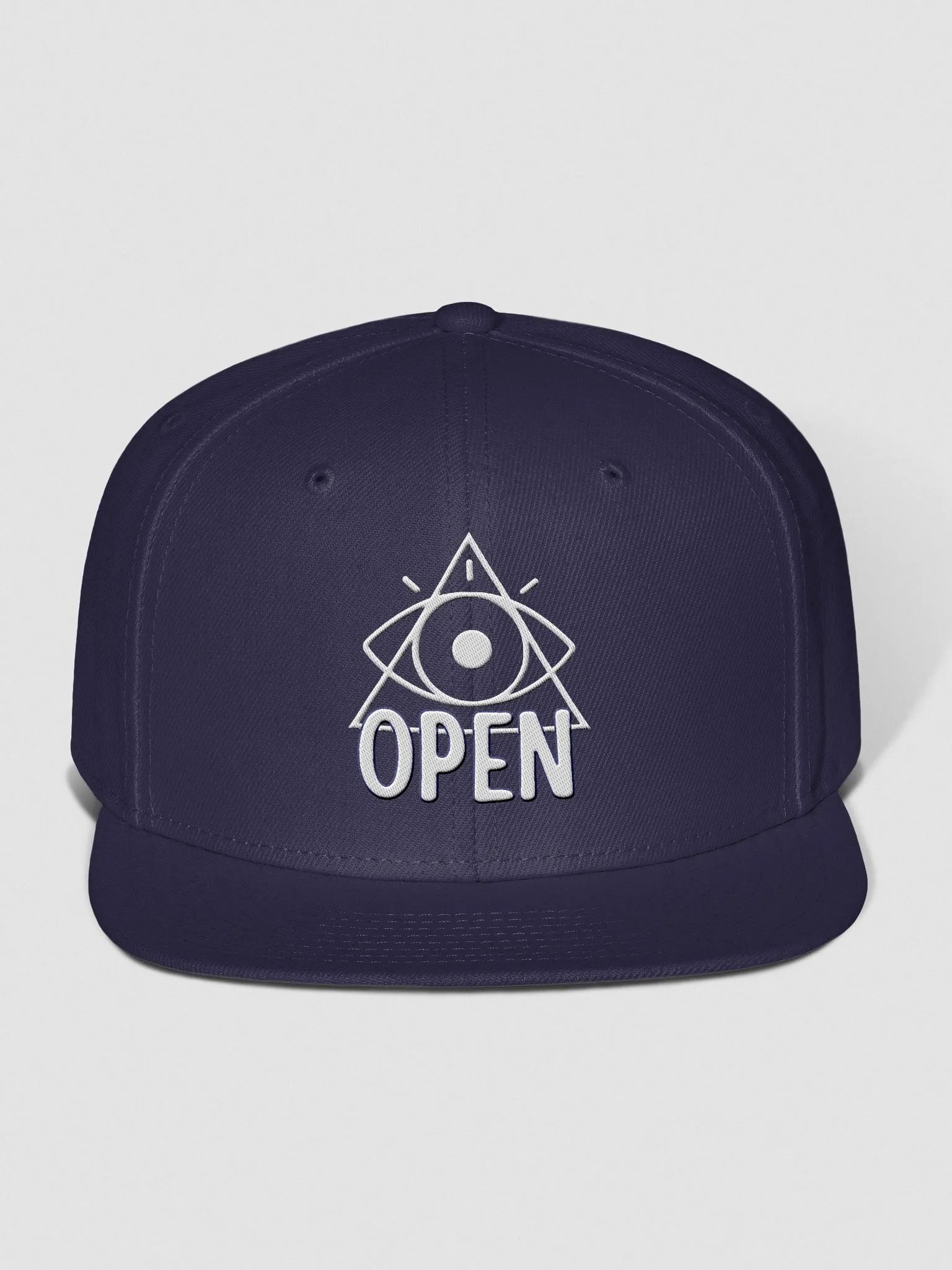Third Eye Open Wool Blend Snap Back Cap product image (1)