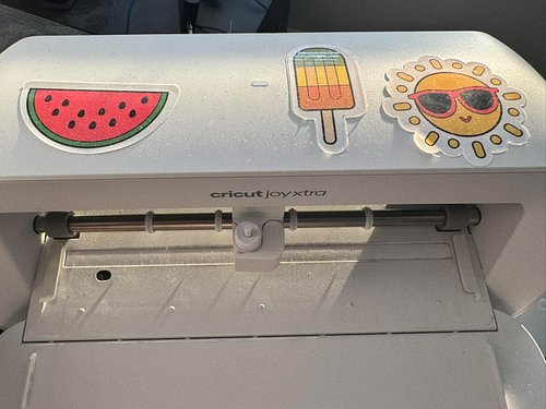 Where is your favorite place to put stickers? My very first batch of my summer stickers adorn my cricut! 

I love seeing wher...