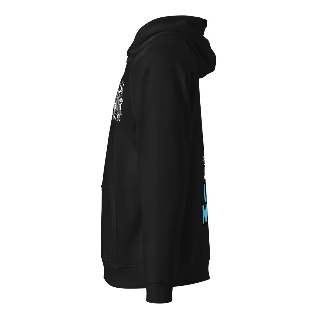 Barber Bot Raglan Hoodie product image (3)
